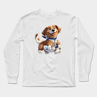 cute puppy dogs Long Sleeve T-Shirt